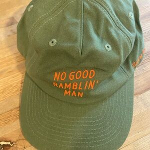 Olive Green Seaver ‘No Good Ramblin' Man' Cap Zach Bryan
